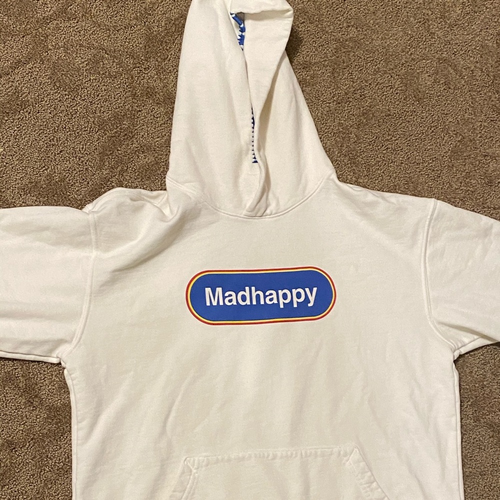 Madhappy white hoodie